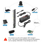 SHNITPWR 3V ~ 24V 3A 72W Power Supply Adjustable DC 3V 5V 6V 9V 12V 15V 16V 18V 19V 20V 24V Variable Universal AC/DC Adapter 100V-240V AC to DC Converter with 14 Tips 5.5x2.5mm 4.0x1.7mm 3.5x1.35mm