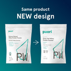 Puori Whey Protein Powder - Bourbon Vanilla - PW1 Pasture Raised, Grass-Fed & Non-GMO - 100% Natural and Pure for Muscle Growth - 21g Protein 1.98lbs - Gluten-Free