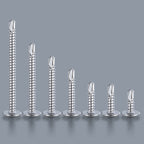 Wensilon（200pcs）#8×1-1/4”for Sheet Metal Self-Tapping Screws 410 Stainless Steel Truss Head High-Strength Quick Tapping Screws