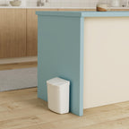 Hospeco Feminine Hygiene Receptacle White ABS Plastic 250-201W