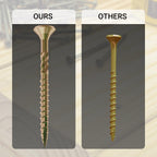 Deck Screws 3 Inch, #10 x 3'', Rust Resistant, Brown Epoxy Coated, Outdoor Screws, Torx/Star Drive, T25 Bit,5lb