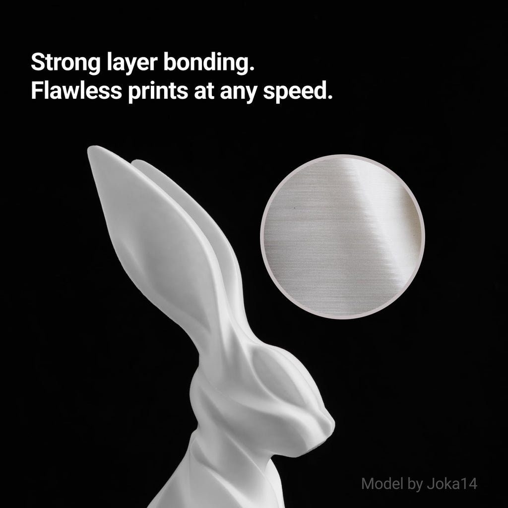 Snapmaker PLA Basic Filament 1.75mm,Snapspeed 3D Printer Filament Up to 300mm/s High Speed Printing,Dimensional Accuracy +/- 0.02 mm,Clog-Free for Most FDM Printers,1kg (2.2lbs) (Cream-RFID)
