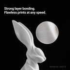 Snapmaker PLA Basic Filament 1.75mm,Snapspeed 3D Printer Filament Up to 300mm/s High Speed Printing,Dimensional Accuracy +/- 0.02 mm,Clog-Free for Most FDM Printers,1kg (2.2lbs) (Cream-RFID)