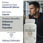 Kidney Support for CKD and Kidney Health-Health Defender-120 Capsules