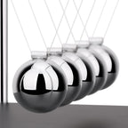 QLKUNLA Newtons Cradle Balance Balls Science Physics Gadget Desktop Decoration Kinetic Motion Toy for Home and Office(7 Beads) (7 Beads)