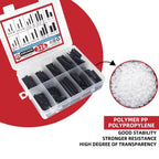 AIMUNOK 326PCS Roll Pin Set - 24 Sizes Spring Dowel Tension Roll Pins - 1/8 1/4 3/8 1/16 5/64 3/32 5/16 5/32 7/32 Split Expansion Pin Assortment Kit for Home Improvement