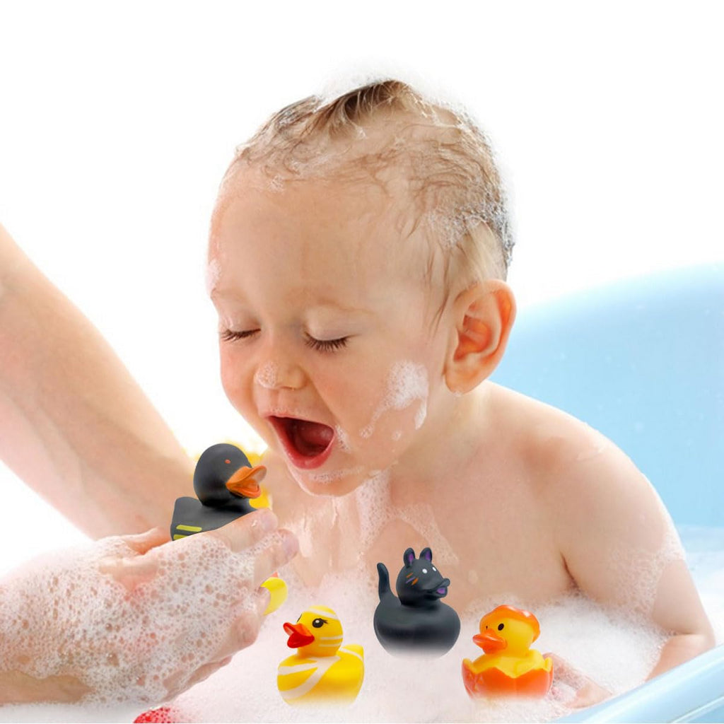 36 Pcs Halloween Rubber Ducks,Baby Showers Accessories Duckies Bath Toys for Kids Halloween Party Favors,Gift Exchange (Halloween)