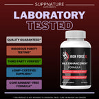 SuppNature Iron Force XL Pills for Men, Iron Force XL Supplement Male Support Formula*, 60 Count
