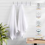 Nabob Wipers White Terry Rags 2lb Bulk Towel Rag Multipurpose 12x12 Inches 100% Cotton Ring Spun Cleaning Solution for Body Shops, Garages, Restaurants, Home, Bars (24 Pack)