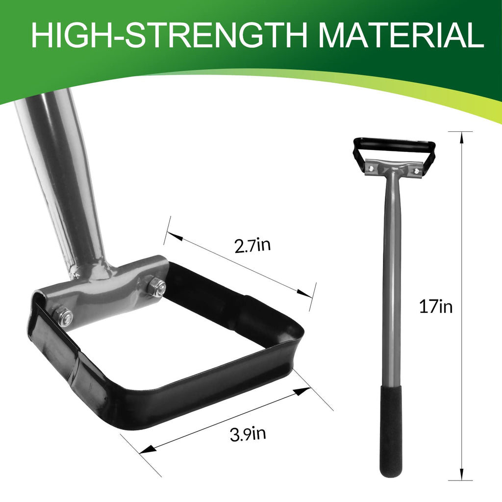 Walensee Stirrup Hoe,Garden Hand Scuffle Hoe for Weeding and Soil Loosening