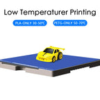 HzdaDeve Upgraded Cool Plate for X-Maker Joy Low Temperature Cold Build Plate 128X128MM Double Sided Smooth Board Sheet Bed PEI Platform for AOSEED3D Printer (No Heating/No Glue)