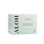 AL��H Skin - Softening Sanitizing Hand Wipes ��� Peppermint + Eucalyptus Aloe (1 Box of 20 Individually Wrapped Wipes)