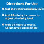 In The Swim Alkalinity Increaser for Swimming Pools - Raises Alkalinity and Balances pH Levels in Your Swimming Pool Water - 100% Sodium Bicarbonate - 10 Pounds