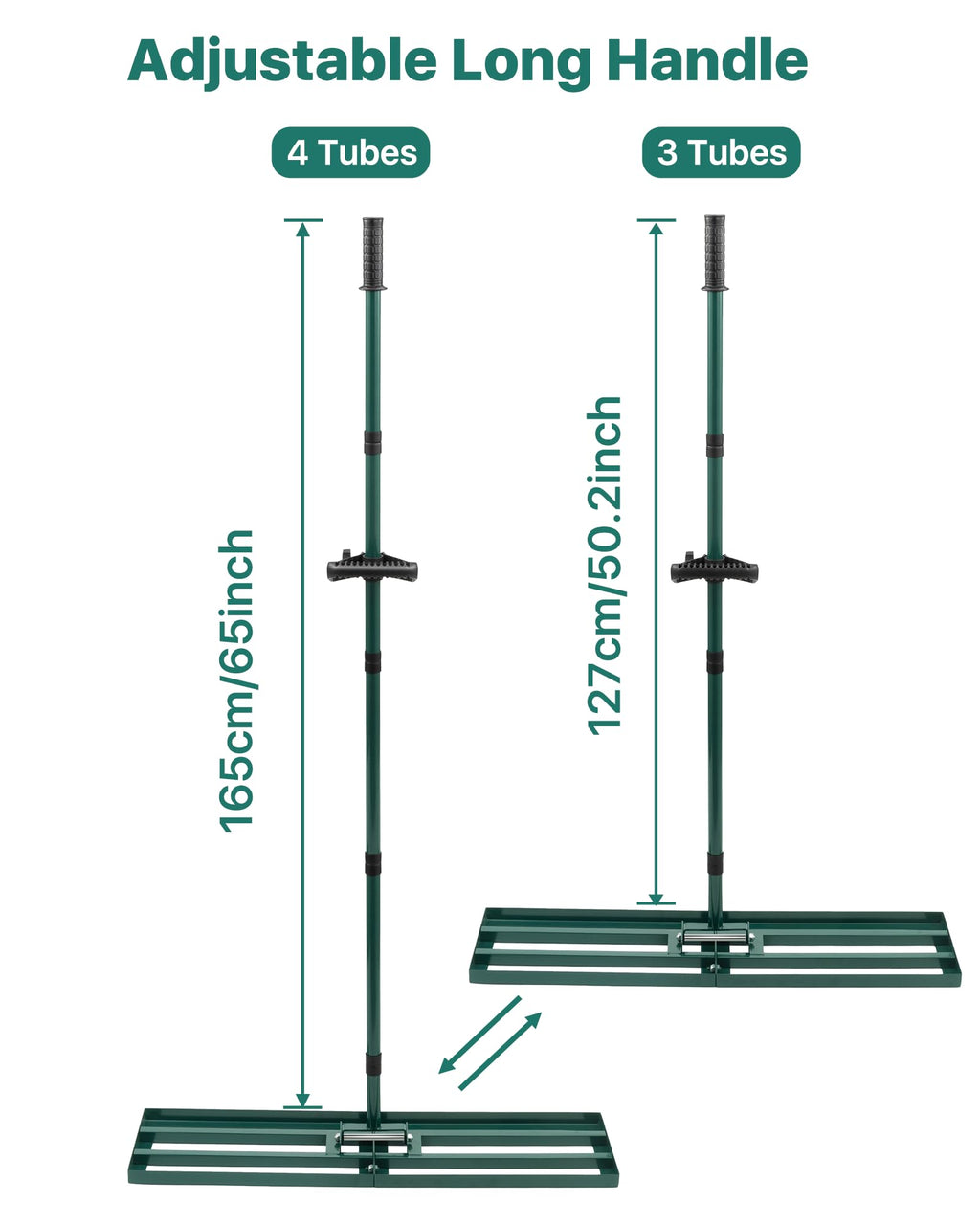 JivaJot Lawn Leveling Rake, 30 x 10, Yard Leveling Rake for Soil