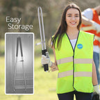 EJG 36 Inch /92cm Litter Picker Grabber, Long Rubbish Picker Grabber, Lightweight Aluminium & Rustproof, Reacher Assist Tool for Elderly, Grabber Reacher Tool (Black)