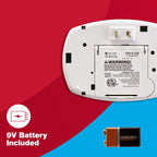 FIRST ALERT CO605 Plug-in Carbon Monoxide Detector with Battery Backup, White