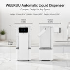 Extra Large 27 oz Dish Soap Dispenser, Touchless, USB-C Rechargeable