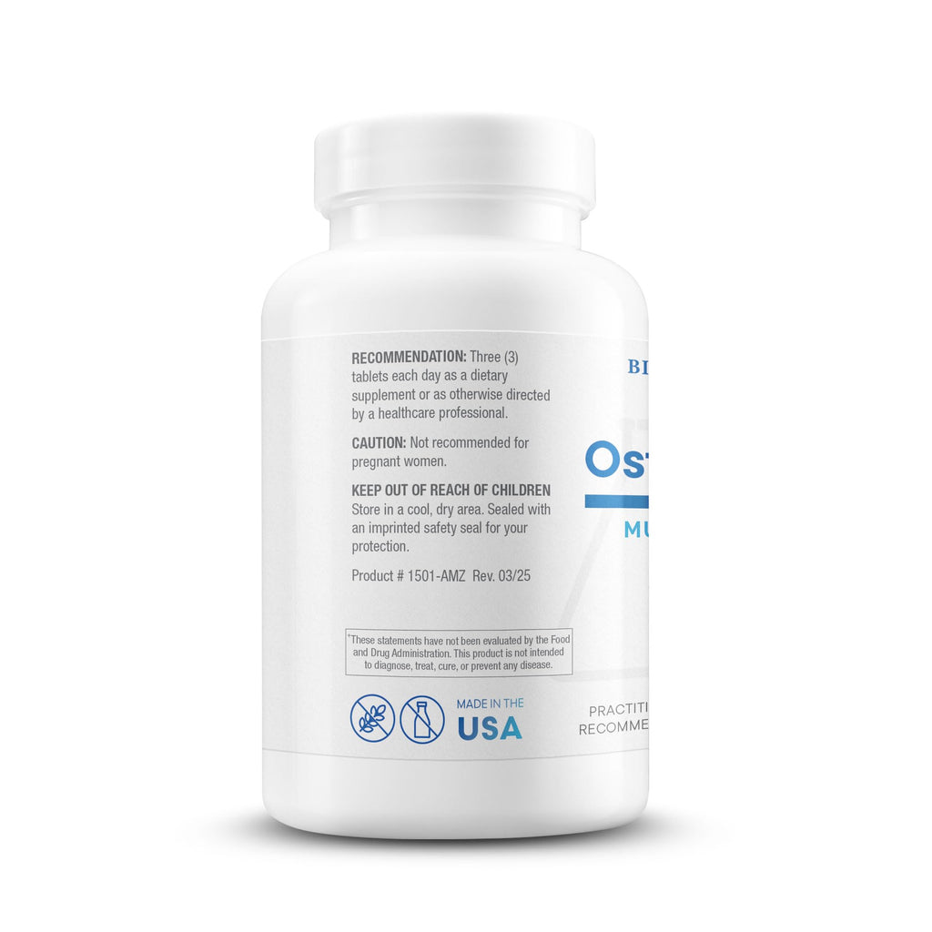 BIOTICS RESEARCH Osteo B Plus Optimal Bone Health Support with Vitamin K, Mg, Ca, Healthy Aging, Purified Chondroitin Sulfates 180 Tablets