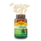 Country Life Max for Vegans - 120 Vegan Capsules - Daily Multivitamins - Immune Support Supplement - Contains Vitamin B12, Iron, Amino Acids, Coenzyme B Vitamins - Gluten-Free
