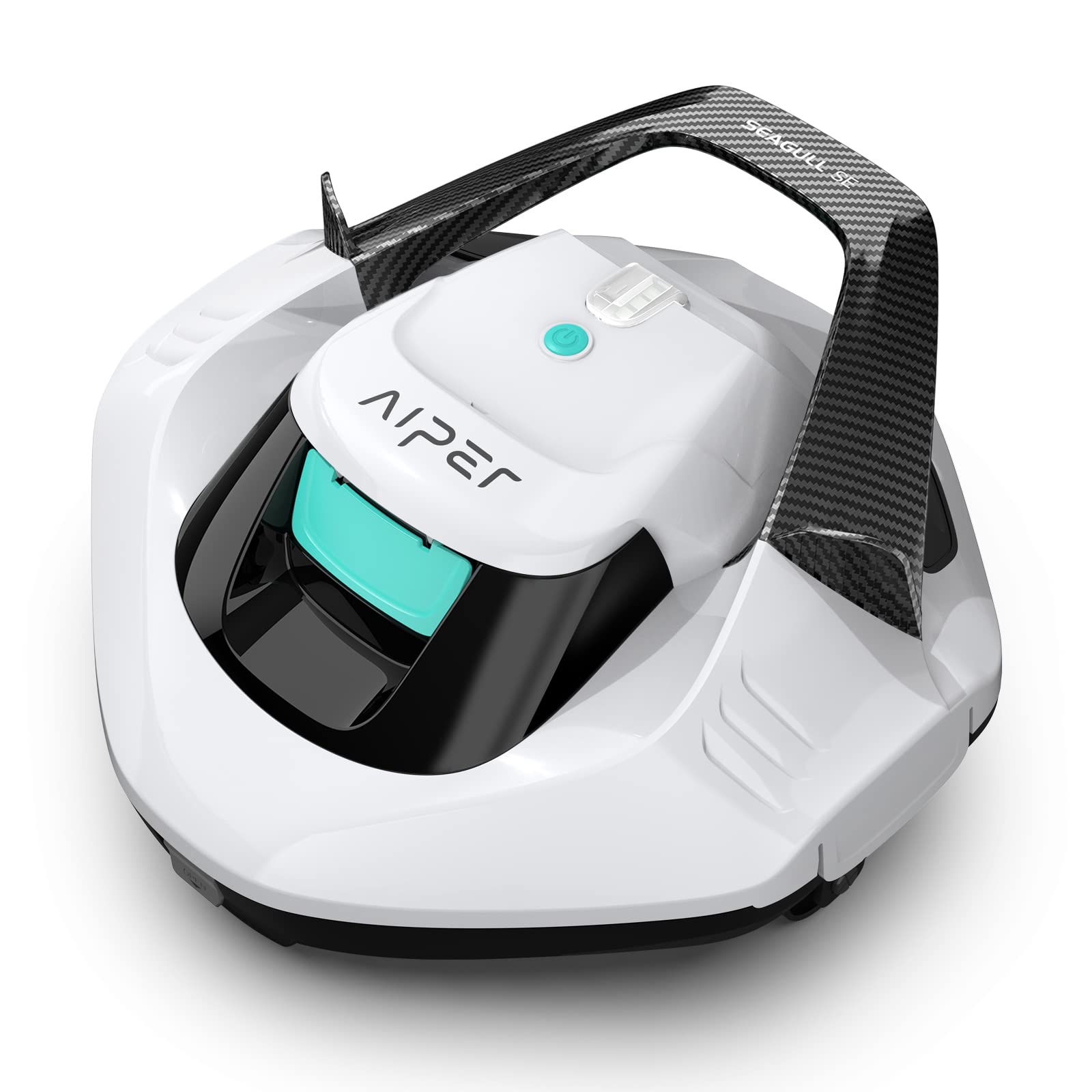 (2026 Upgrade) AIPER Seagull SE Cordless Robotic Pool Cleaner, Above Ground Pool Vacuum with LED Indicator, Lasts 100 Mins, Self-Parking, Ideal for Flat Pools up to 860 sq.ft