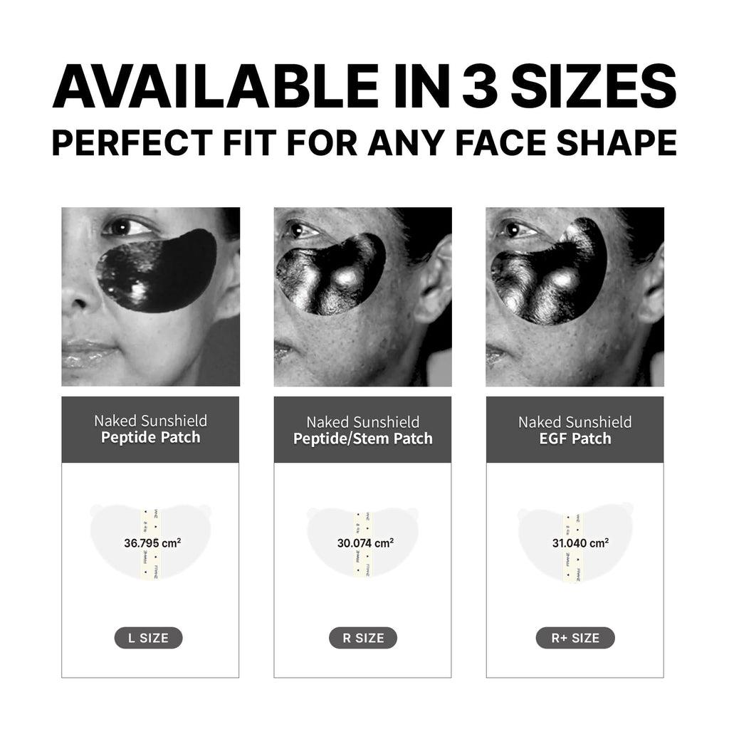 FRANZ - UV Patch UPF 50+ Sun Protection for Daily Outdoor Activities - Breathable Lightweight Comfortable - Peptide for Radiance, Wrinkles, Anti-Aging - 5 pairs