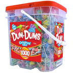 Dum-Dum Pops 1,000 Count Bucket - Assortment of Original Mix Suckers, Lollipop Case for Classroom, Work, Events - Halloween Candy Bulk Individually Wrapped