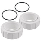 GAQUECY 2" Half PKG188 Heater Union Adapter Compatible with Pentair Mastertemp 400, 250, 200, Also Fits for MaxeTherm Heaters and Sta Rite, 42001-0402 2 Inch Slip Half Union Adapter (2 Pack)