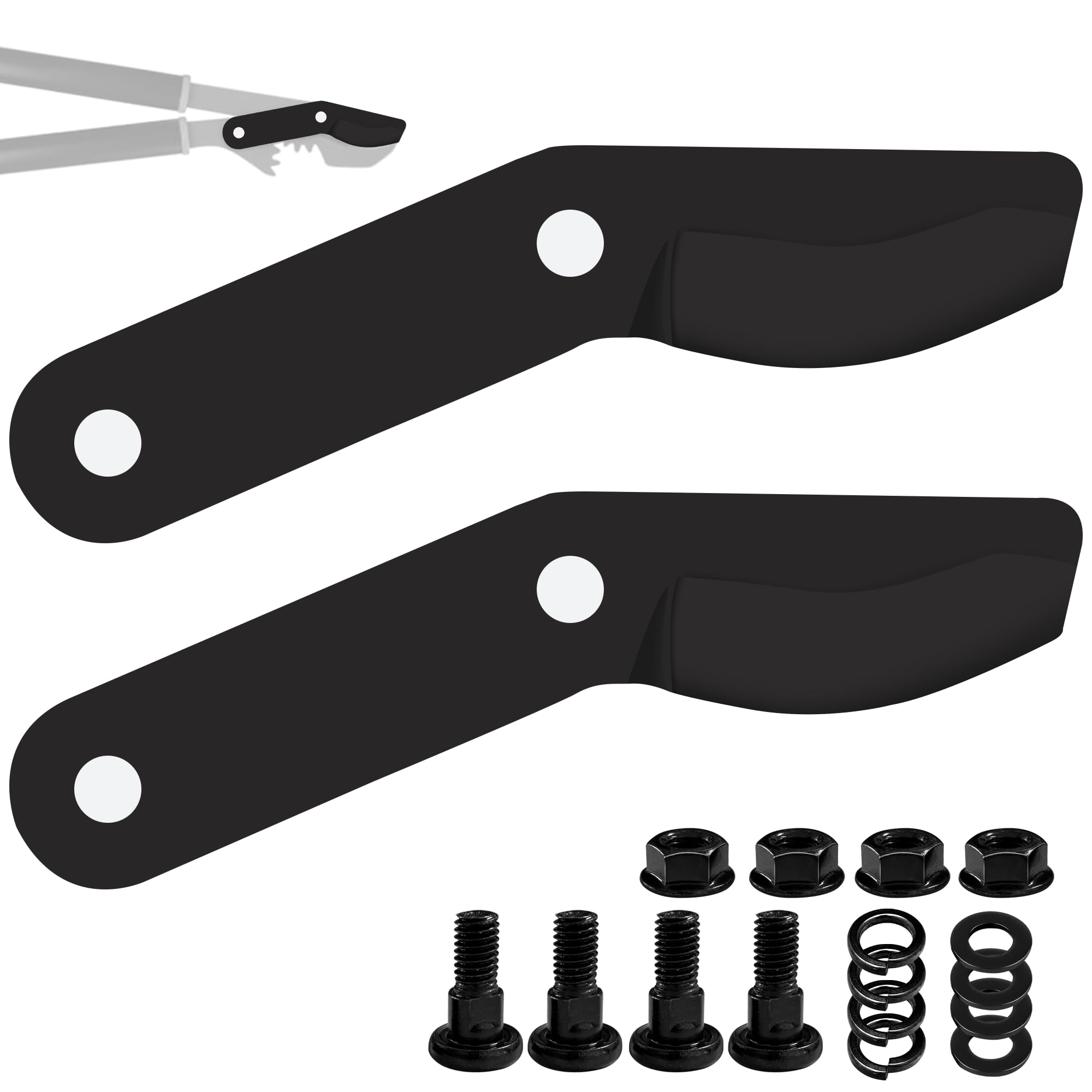 Aussio (2-Pack) Alloy Steel Lopper Replacement Blades with Screws