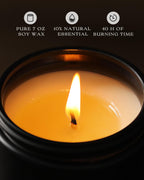 AOOVOO Scented Candles Gift Set - 6 Pack Candles for Men