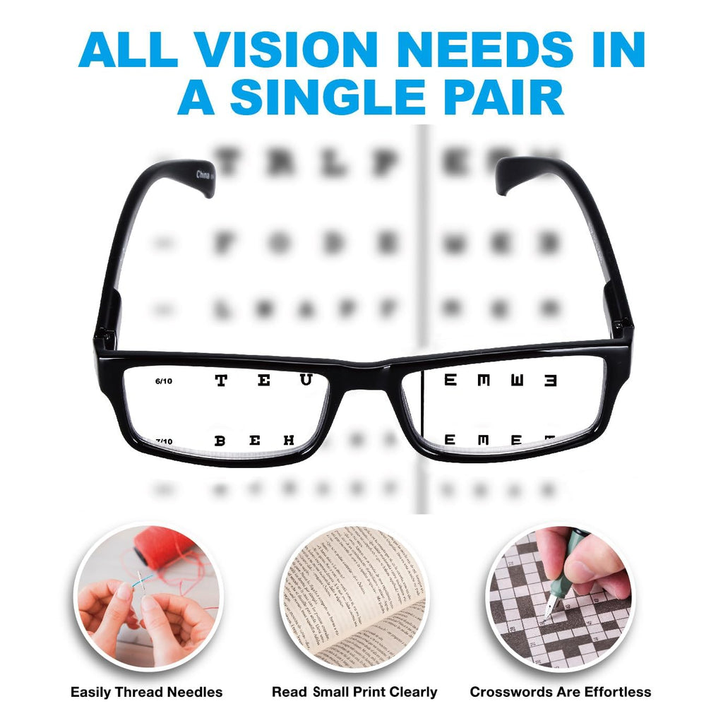 My Best Buy - Power Glasses - Read Small Print & Computer Screens - Avoiding Changing Glasses