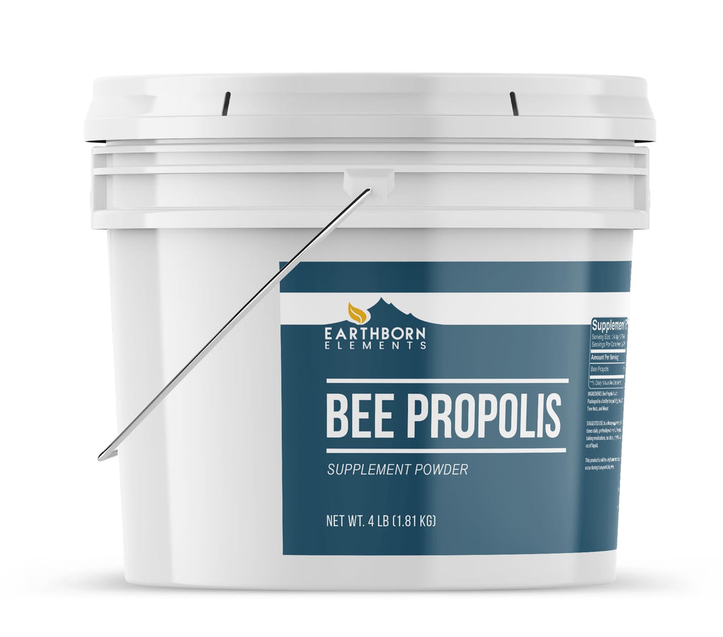 Earthborn Elements Bee Propolis, 1 Gallon Bucket, Pure & Natural, Bulk Size (4 Pound)