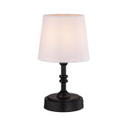 O’Bright Seraph mini – Cordless LED Table Lamp with Dimmer, Built-in Rechargeable Battery, 3-Level Brightness, Patio Table Lamp, Bedside Night Lamp, Ambient Light for Restaurant, Black