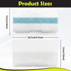 20 Pack VACMOP Disposable Hard Floor Vacuum and Mop Pad Refills for Shark Pro VM252 VM251 VM250 VM200 VC205 QM250 VM190 VM200P12 VMP30 Vacuum Cleaner Replacement Parts