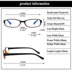 NORPERWIS 6 Pack Ladies Reading Glasses for Women Blue Light Blocking Spring Hinge Fashion Eyeglasses Readers for Women (Mix Color, 2.00)