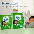 Puffs Plus Lotion Facial Tissues, 10 Cubes, 56 Tissues per Box, Allergies and Colds