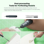 Creality 3D Printer Tool Kit, 74Pcs 3D Printing Tool Wrap Kit Assembly/Removal/Filament Cutting Set 3D Printer Accessories for All FDM Printers Cleaning Finishing Printing