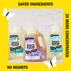 Molly's Suds Liquid Laundry Detergent | Clean Laundry Detergent Soap for Sensitive Skin | 2x Concentrated, High Efficiency (HE) (Lavender - 200 Loads)