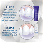Crest 3D White Brilliance 2-Step Teeth Whitening Toothpaste Kit, Deep Cleansing Toothpaste (4.0 oz) and Whitening Gel Finisher (2.3 oz), Daily At-Home Whitening System