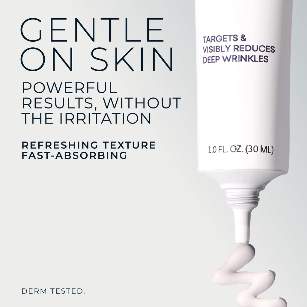RoC Retinol Correxion Wrinkle Filler for Deep Wrinkles with Hyaluronic Acid & Retinol, Skin Care for Women and Men, 1 Fl Oz (Packaging May Vary)