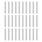 HARFINGTON 50pcs Dowel Pins M5(5mm) x 60mm 304 Stainless Steel Cylindrical Shelf Support Peg Pin Rod Fasten Elements for Metal Devices Wood Furniture DIY Installation, Silver