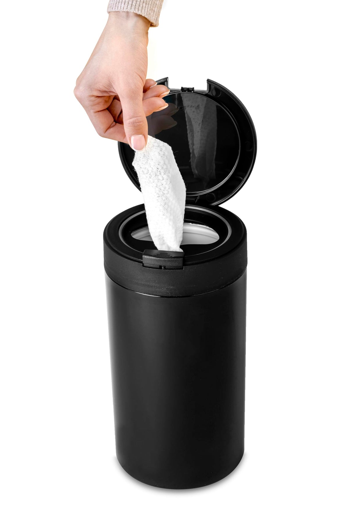 Inevibe Disinfecting Wipes Holder for Kitchen, Bathroom, Classroom (Black)
