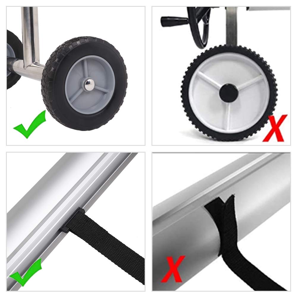 VINGLI Pool Cover Set 18 FT Solar Cover for Inground/Outdoor Swimming Pool, Well Made Aluminum Blanket Reel, Solar Cover Roller Blue