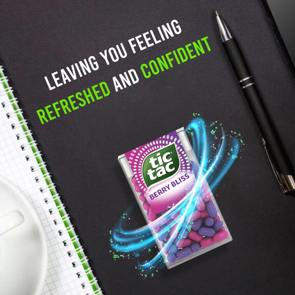 24 Berry Bliss Tic Tac Mint sweets For Little Moments of Refreshment - Sold By VR Angel
