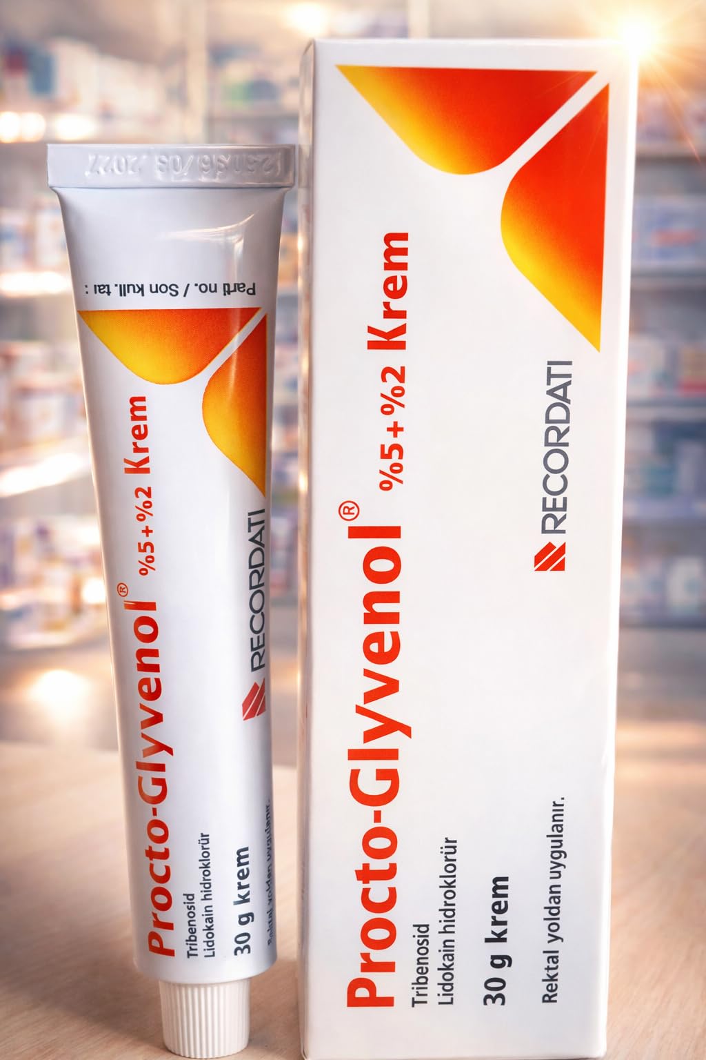 Procto-Glyvenol Cream 30 g Local Treatment of External and Internal Hemorrhoids