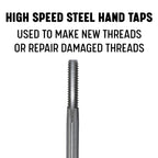 Drill America DWT54455 1/4"-20 UNC High Speed Steel Bottoming Tap, (Pack of 1)
