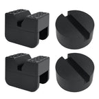 TONDA Jack Pads, Universal Rubber Rail Pinch Weld Protector, Slotted Adapter for Jack Stand and Floor Jack