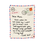 Menghao Mom Birthday Gifts, Dear Mom Blanket Mothers Day Gifts, 60" x 50"