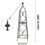 GOOOXIM Metal Obelisk Trellis - 38.3"" Climbing Support for Vines & Roses