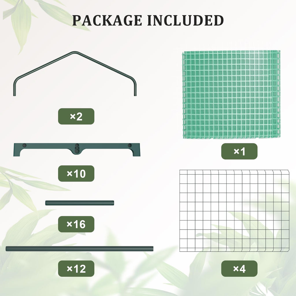 TianC beauty 4-Tier Mini Greenhouse for Indoor Outdoor