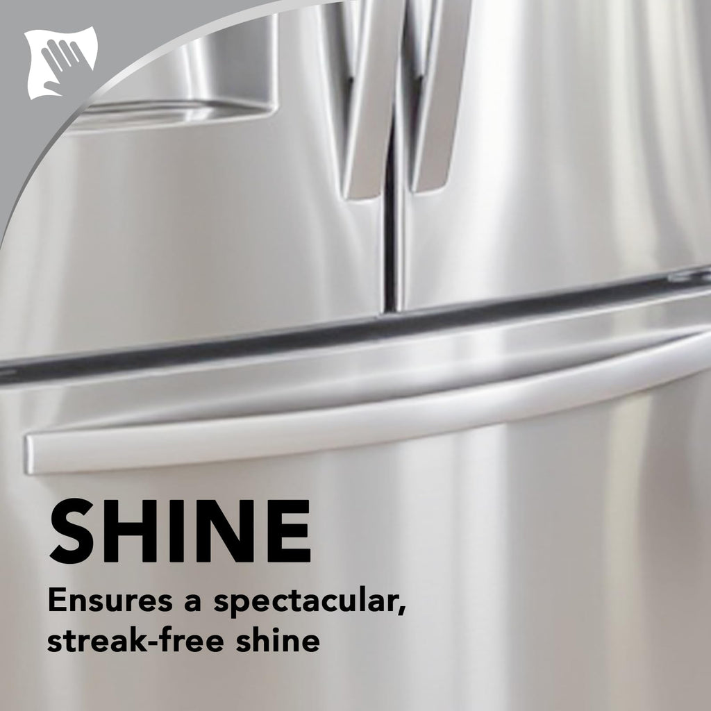 Weiman Disinfecting Stovetop Cleaner & Stainless Steel Cleaner - 22 Ounce - Daily Appliance Kitchen Cleaning Kit